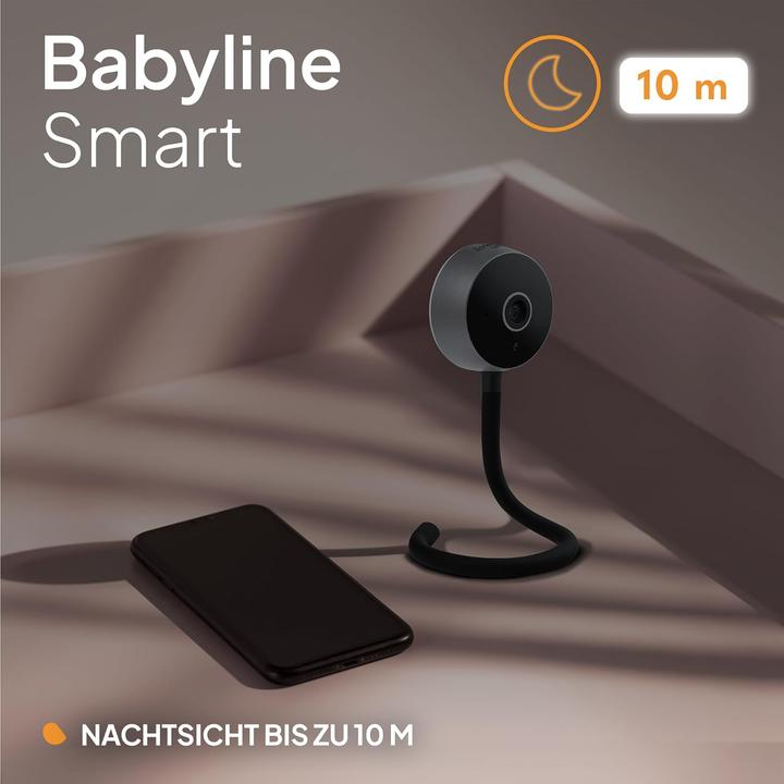 Image du produit Lionelo Care Babyline Smart mit Kamera, Nachtsicht, Bewegungs- und Geräuscherkennung (Babyphone avec caméra)
