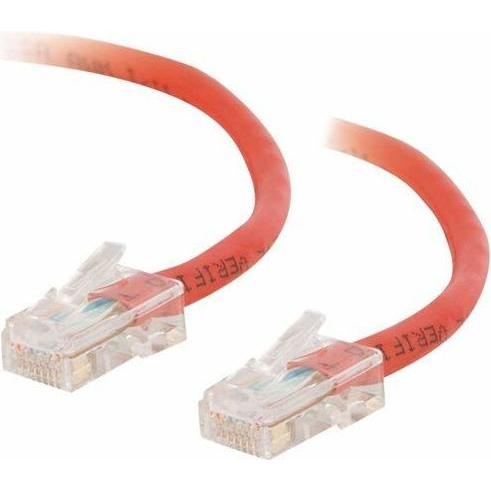 C2G Kabel / 5 m Assem Xover Red CAT5E PVC UT (UTP, CAT5e, 5 m), Netzwerkkabel