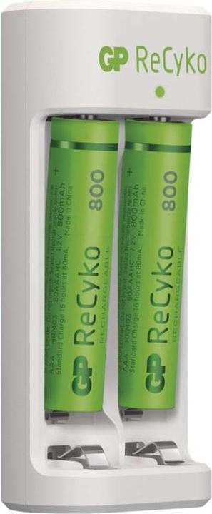 Image du produit GP Batteries ReCyko (1 pcs, AA, AAA, 850 mAh, Piles rechargeables + chargeur)