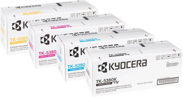 Kyocera Original TK-5380 SET Multipack / Set mit allen vier Farben (M, C, Y, BK)