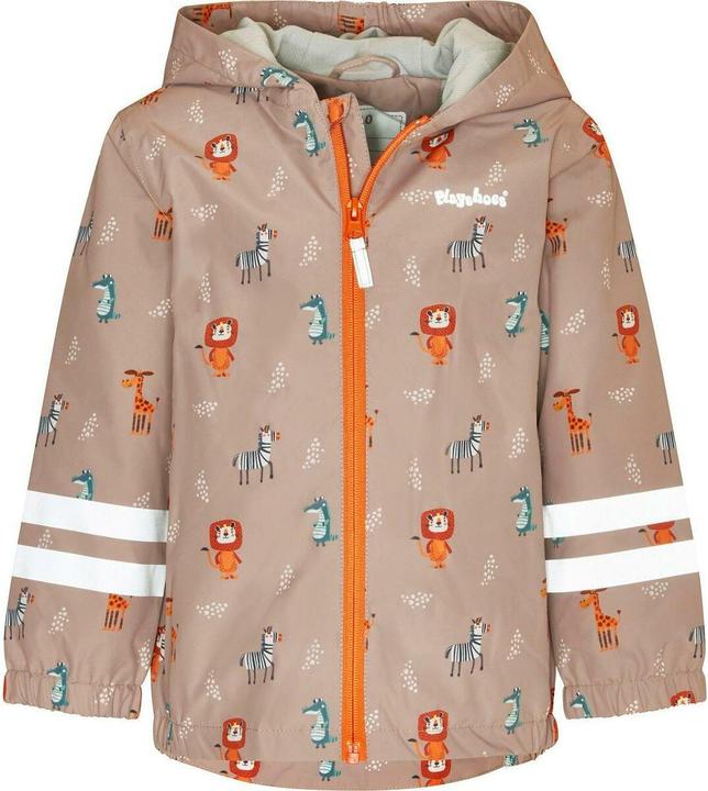Produktbild Playshoes Regenjacke Wildtiere Braun Gr. 80 (80)