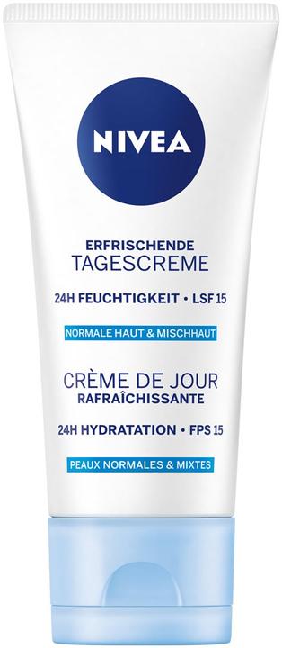 NIVEA Erfrischende Tagescreme LSF 15 (50 ml, Tagescreme, SPF 15)
