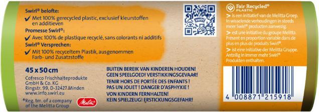 Produktbild Swirl Anti Geruch Müllbeutel (12x, 20 l)