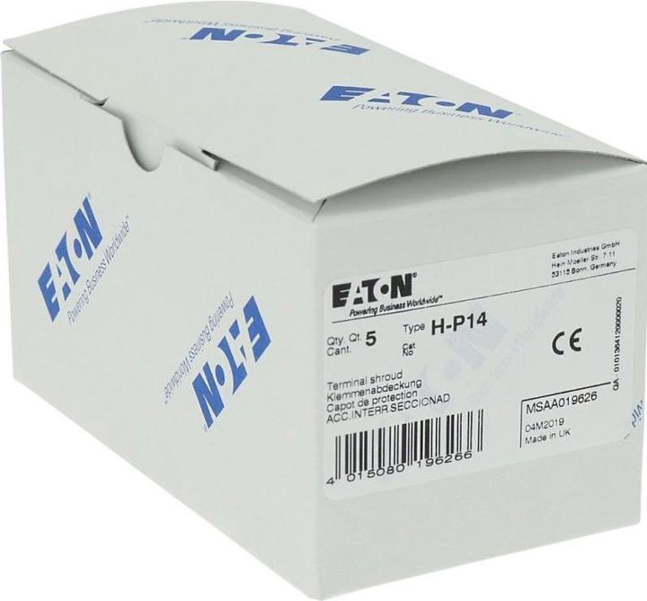 Produktbild Eaton Klemmenabdeckung, 4-polig, für Lasttrennschalter P1, auch mit Hilfsschalter