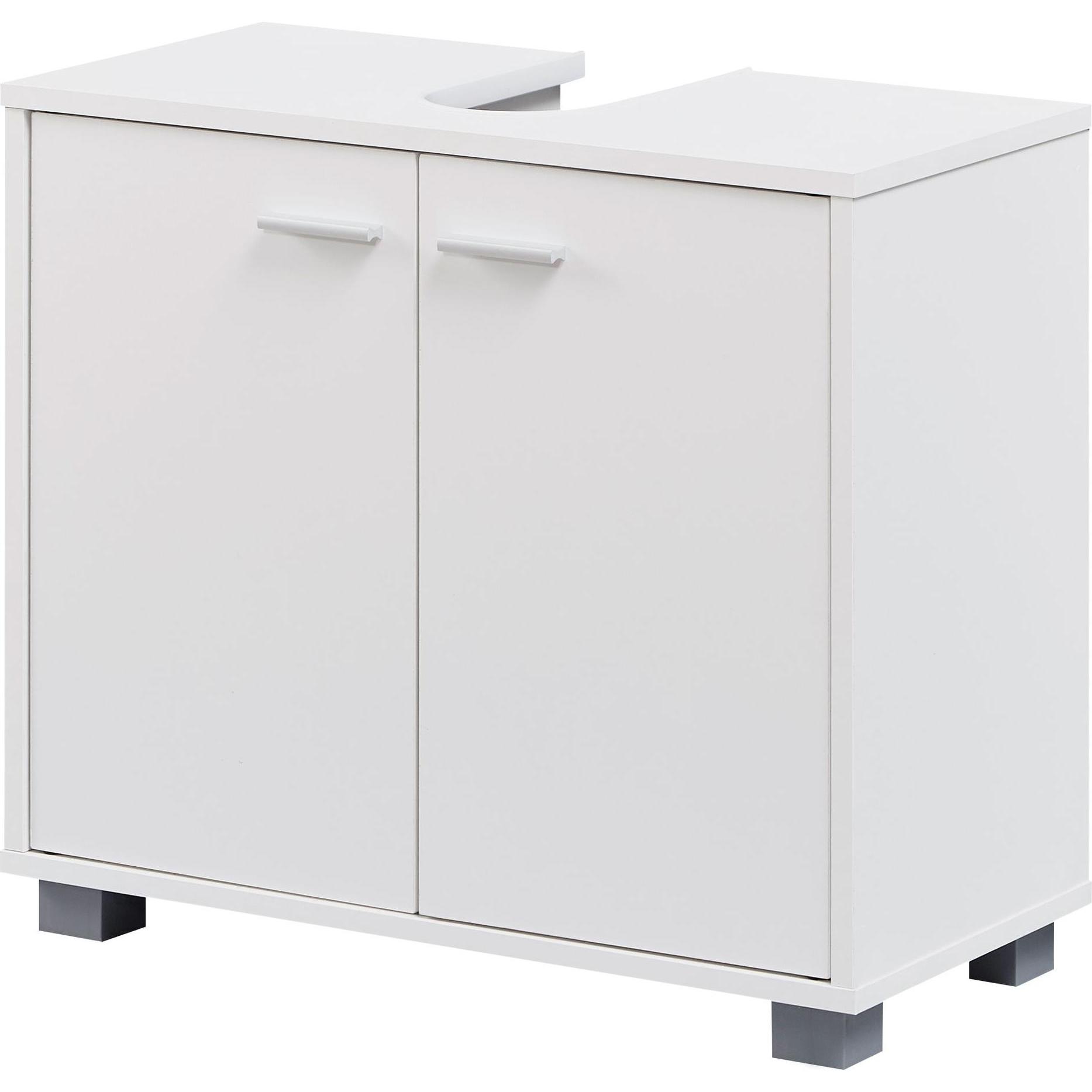FineBuy, Waschbeckenunterschrank, Laurine (60 x 30 x 55 cm)