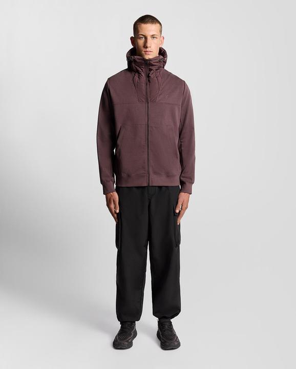 Produktbild Lyle and Scott Hybrider Kapuzen-Sweatshirt mit durchgehendem Reissverschluss (XL)