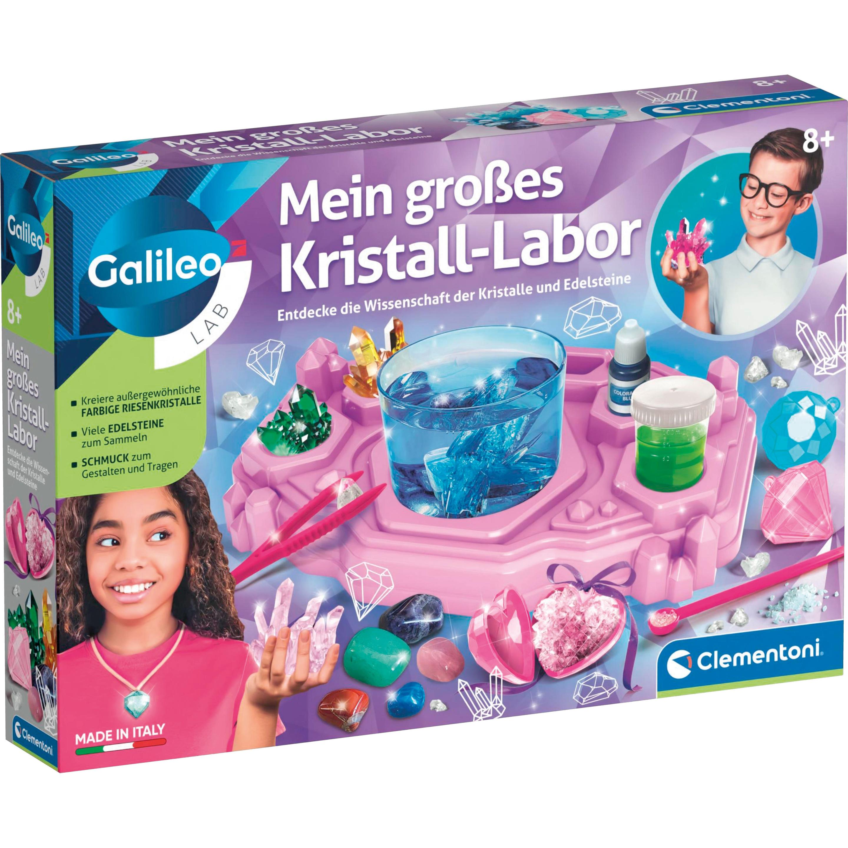 Clementoni Multicolore Mein Grosses Kristall Labor
