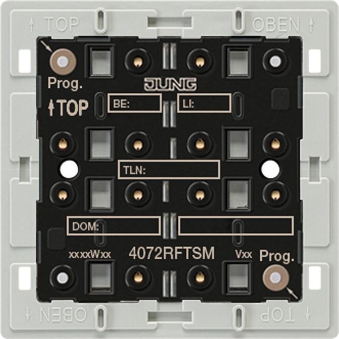 Actual product image JUNG Push-button KNX radio 2pkt incl. coupling 4072RFTSM