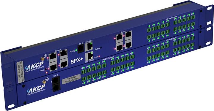 Actual product image AKCP SensorProbeX+, 8 ports, 60 I/O