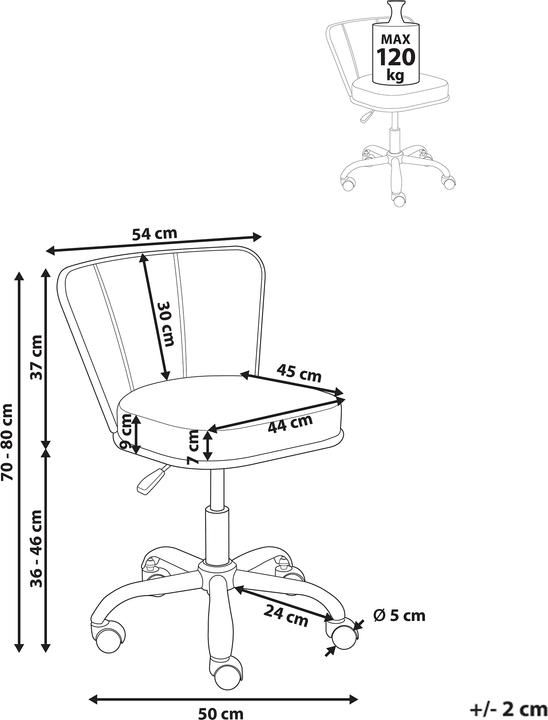 Immagine prodotto Beliani Roswell (36 - 46 cm)
