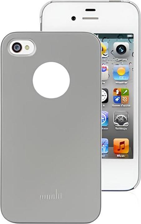 Produktbild Moshi iGlaze Hardcase für iPhone 4/4S Titanium (Apple iPhone 4, Apple iPhone 4s)