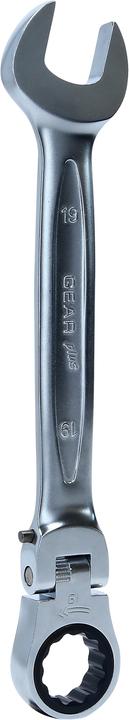 Produktbild KS Tools GEARplus Gelenk-Ratschenringmaulschlüssel feststellbar (19 mm)