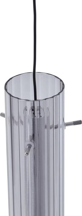 Produktbild Lucande LED-Deckenleuchte Korvitha, 8-flammig, grau, Glas (3760 lm)