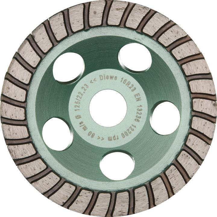 Produktbild Diewe Diamant-Trockenschleifteller Special Line Turbo 125 x 22 x 22.23 mm