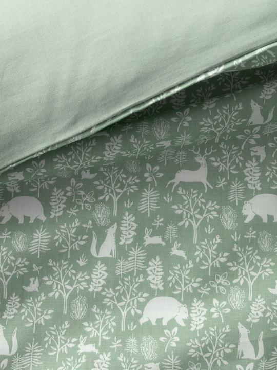 Image du produit Vertbaudet Housse de couette bébé sans taie d'oreiller VOIE DE FORÊT (80 x 120 cm)
