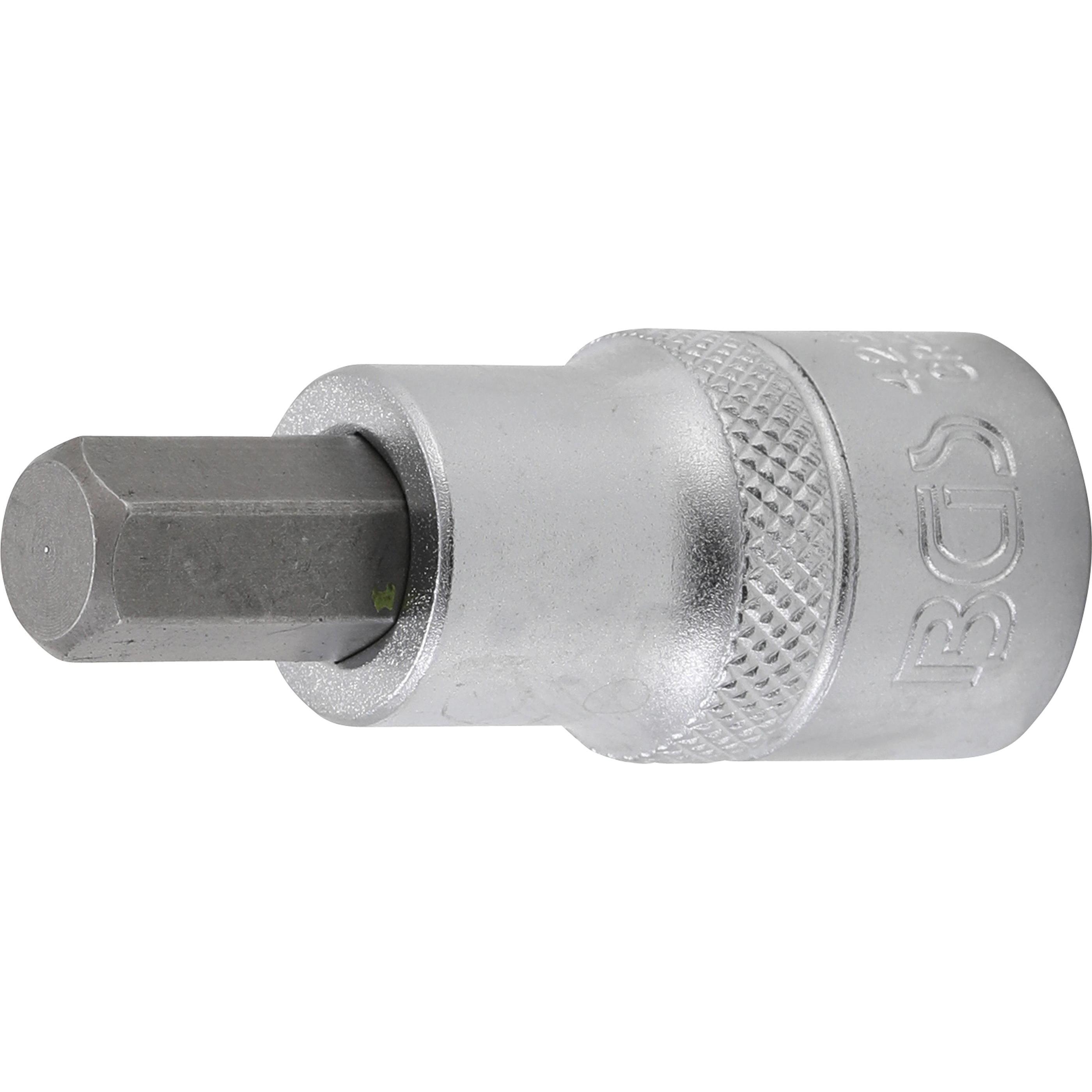 BGS, Bits, Bit-Einsatz Antrieb Innenvierkant 12,5 mm (1/2") Innensechskant 10 mm (12,5 mm)