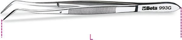 Beta Tools Pincette à angle aigu (BE993G)