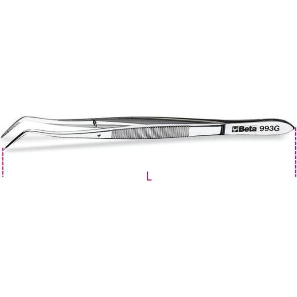 Beta Tools, Pinzette, Pinzette angolate a punta (BE993G)
