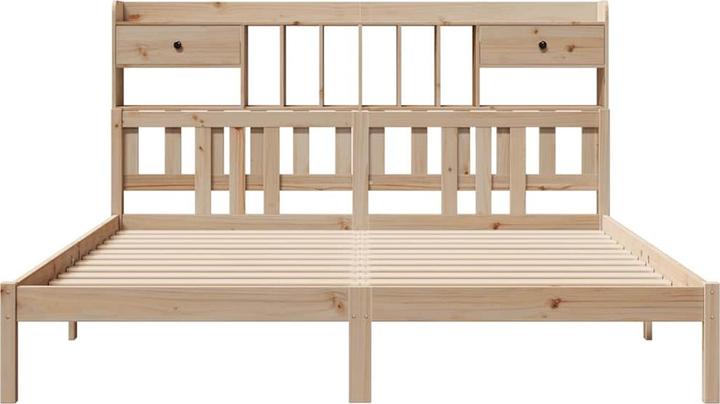 Image du produit vidaXL Bett mit Regal (180 x 200 cm)