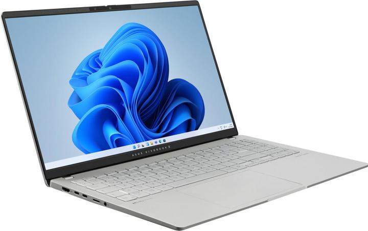 Actual product image ASUS Vivobook S 15 S5507QA-MA062W X1P/16GB/512GBSSD/15.6"/W11H, cool silver (15.59", Snapdragon X Plus X1P-42-100, 16 GB, 512 GB, DE)
