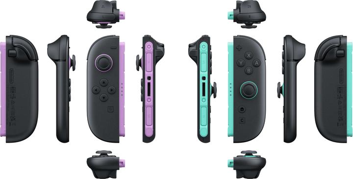 Actual product image Nintendo Joy-Con 2 Set Light Purple/Light Green (Switch 2)