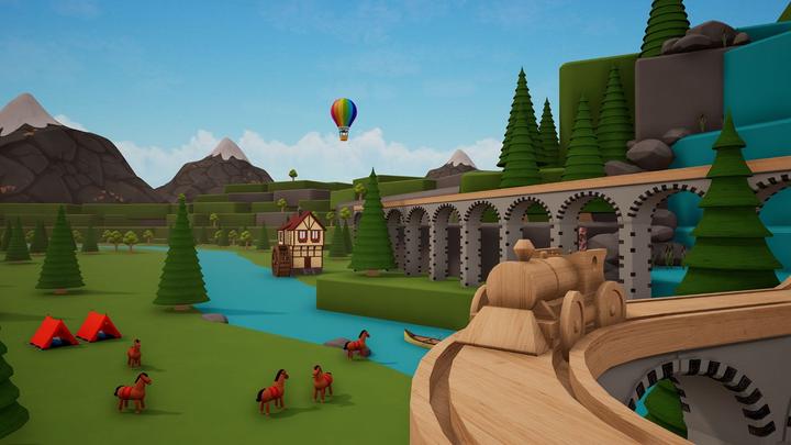 Actual product image Excalibur Games Tracks - Der Holzeisenbahn Simulator (Switch, DE)