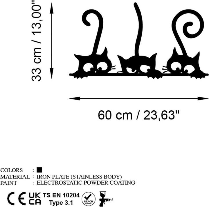 Produktbild Wallxpert Sweet Paws (60 x 33 cm)