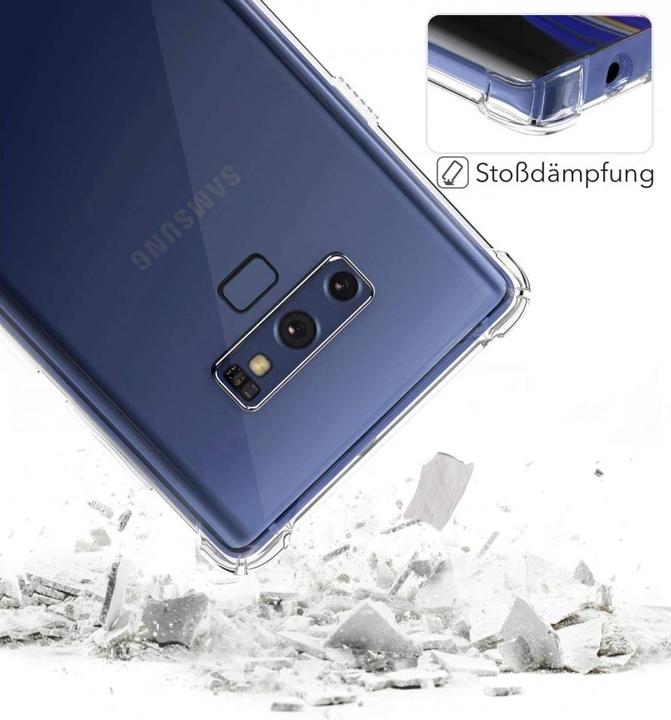 Actual product image Screenguard Samsung Galaxy Note9 Case Crystal Soft Airbag Bumper (Samsung Galaxy Note 9)