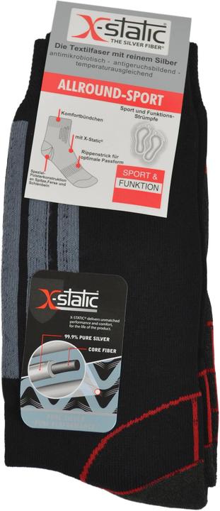 Produktbild Normani 2 Paar Allround-Sportsocken mit X-Static (2er Pack, 39 - 42)