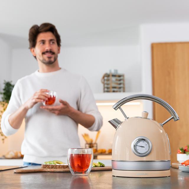 Produktbild Cecotec Hervidor De Agua Thermosense 420 Vintage Light Beige (1.80 l)