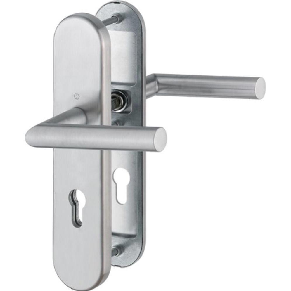 Hoppe, Türgriff + Fenstergriff, FS-Schutzgarnitur Amsterdam FS-E1400F/3331/3310 Edelstahl F69 D/D für Türstärke 42-47 mm...