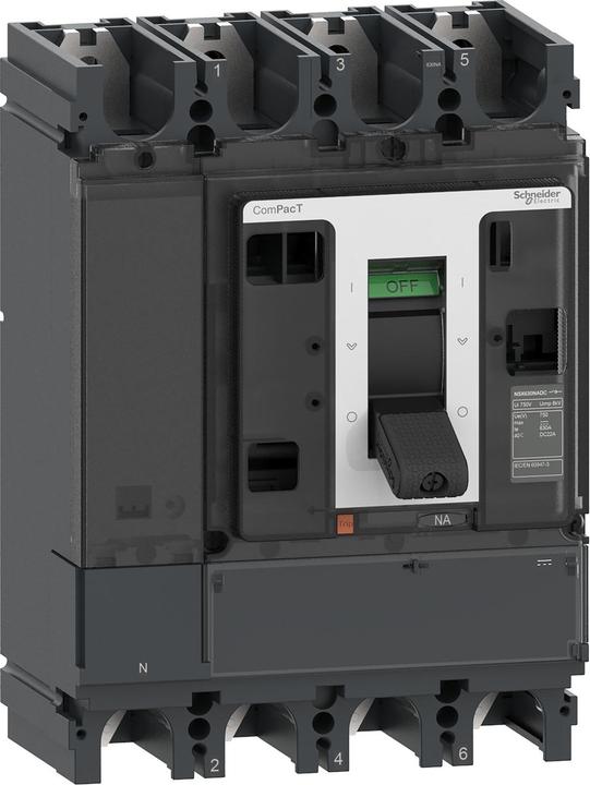 Actual product image Schneider Electric C634630DS Switch-disconnector ComPacT NSX630NA DC 630 A