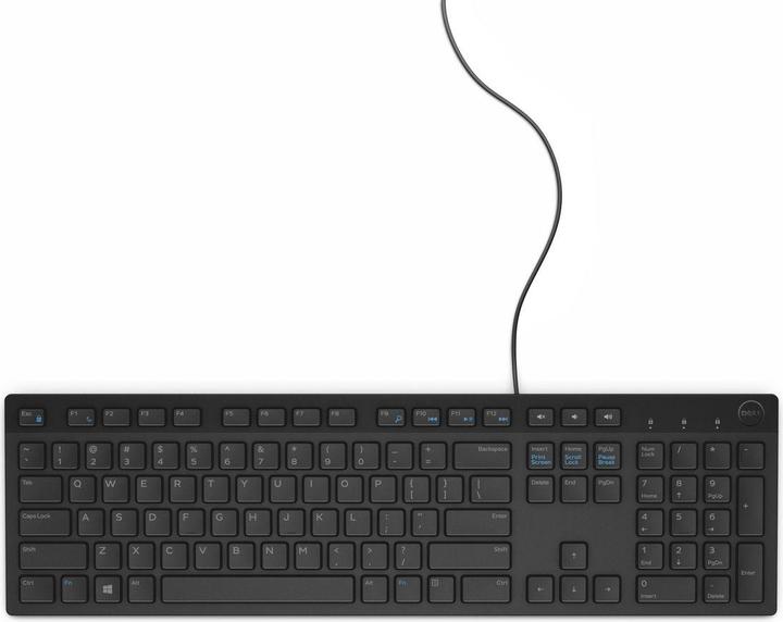 Actual product image Dell KB216 USB German Black (DE, Cable)