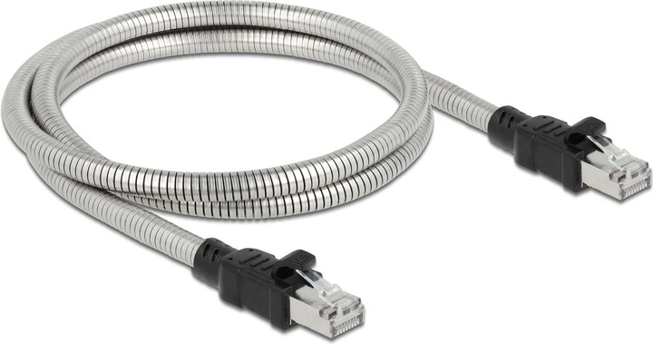 Produktbild Delock RJ45 Kabel Cat.6A U/FTP mit Metallmantel 3 m (U/FTP, CAT6a, 3 m)