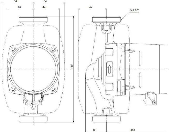 Productafbeelding Grundfos Verwarmingscirculatiepomp ALPHA1