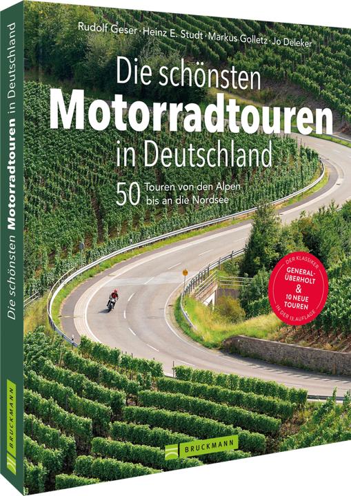 Produktbild Die schönsten Motorradtouren in Deutschland (Deutsch, Heinz E. Studt, 2023)