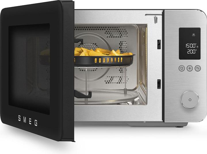 Immagine prodotto Smeg MOC02BLMEU Kombi-Tisch- Mikrowelle + Heissluft/Grill (27 l)