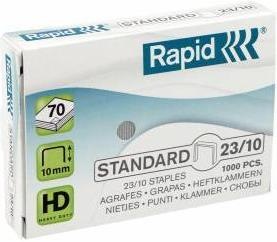 Produktbild Rapid Heftklammern, 10mm, verzinkt, 1000 Stück (1000 x)