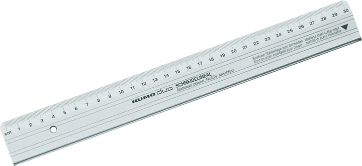 Rumold Cutting Ruler 100 cm white (1000 mm)
