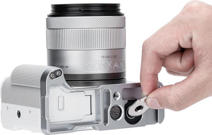 Produktbild JJC HG R50V Silver Camera Hand Grip for Canon EOS R50 V (Handgriff)