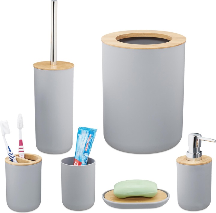Relaxdays Set da bagno