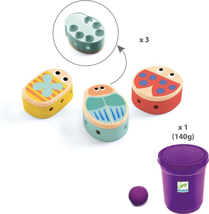 Productafbeelding Djeco Mijn Playdough Insecten