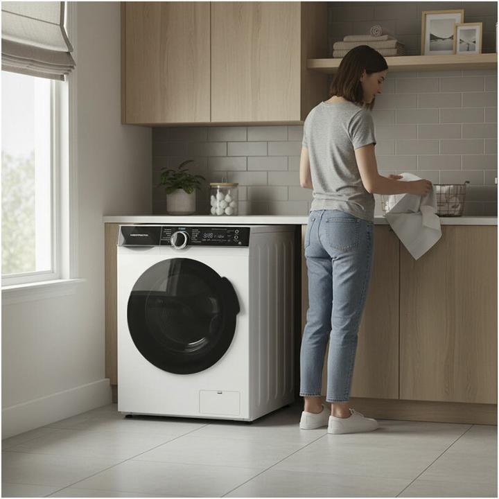 Produktbild Kibernetik FLWS512 FusionLine Waschmaschine 9kg A-40% Klasse Weiss (9 kg, Links)