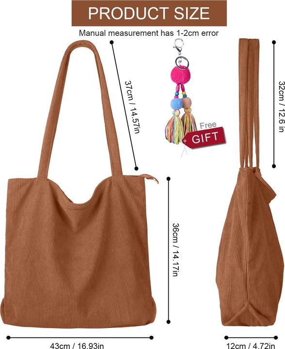 Produktbild Only-Bags.Store Tasche Umhängetasche mit Reissverschluss, grosse Shopper Tasche Umhängetaschen Tragetasche