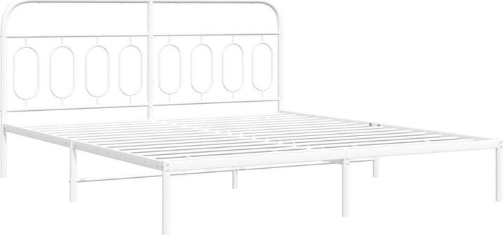 Actual product image VidaXL Bed frame with headboard (180 x 200 cm)