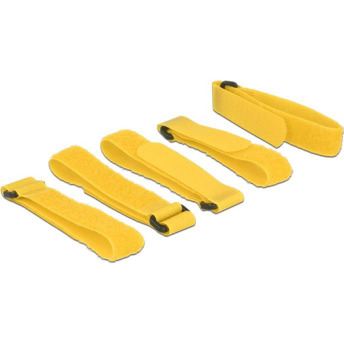 Delock, Kabelbinder, Klettverschluss (Klettkabelbinder, 300 mm, 5 Stk.)
