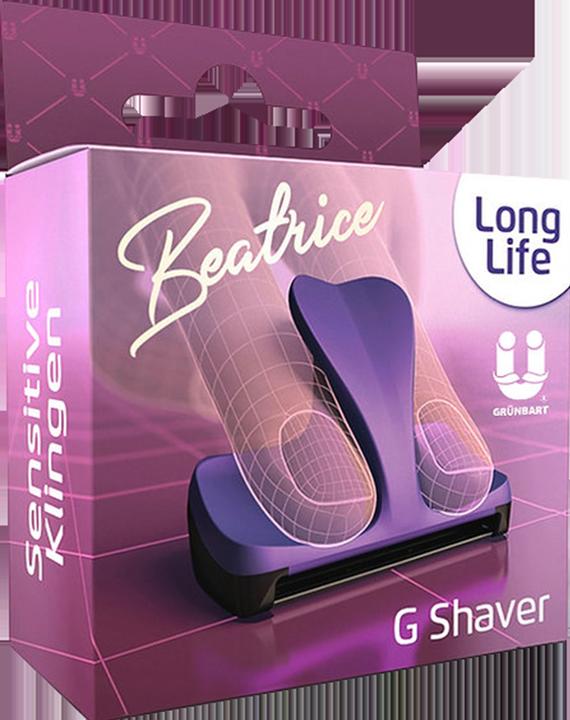 Actual product image Grünbart Beatrice G Shaver - Nassrasierer - Lila Violett