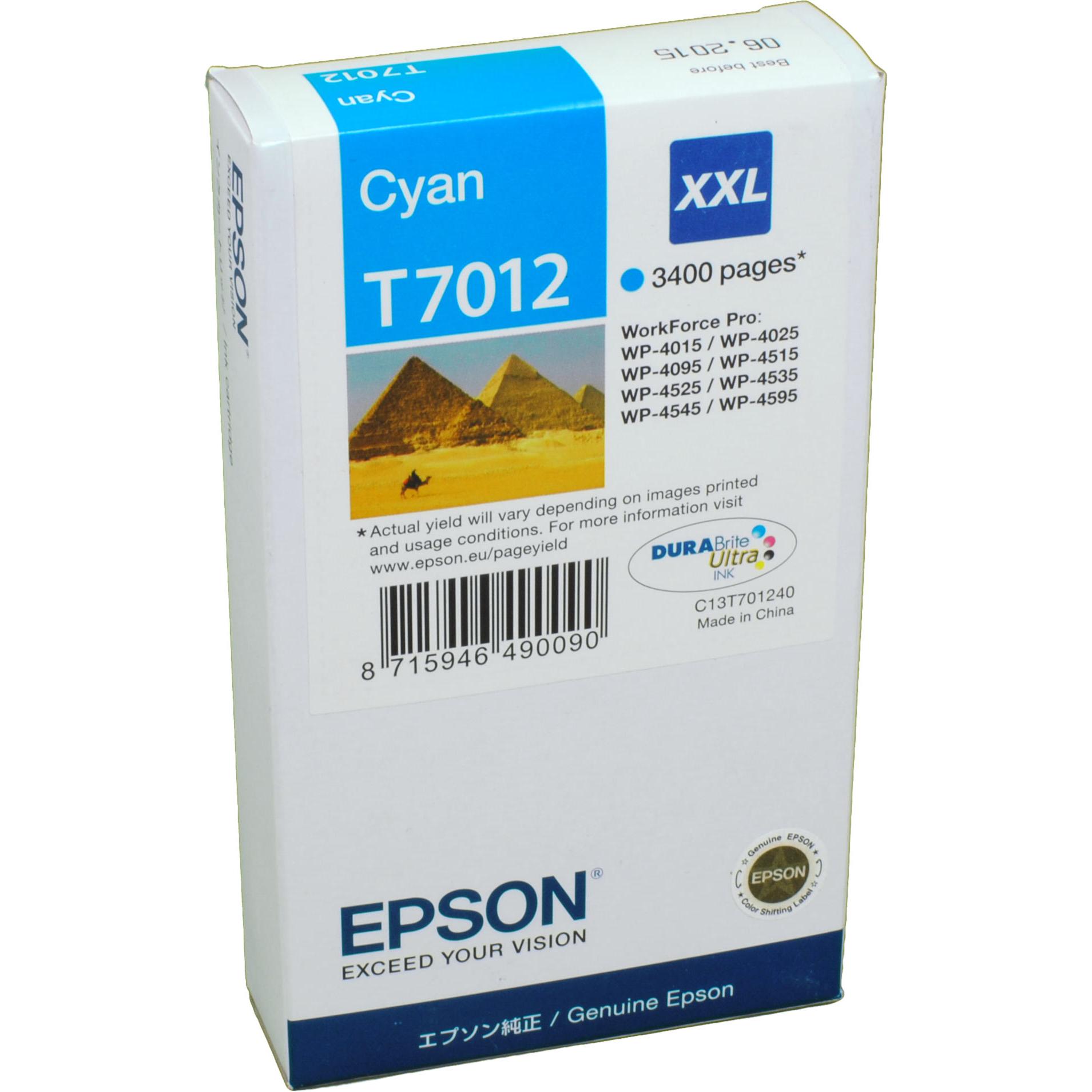 Epson, Druckerpatrone, T7012 (C)