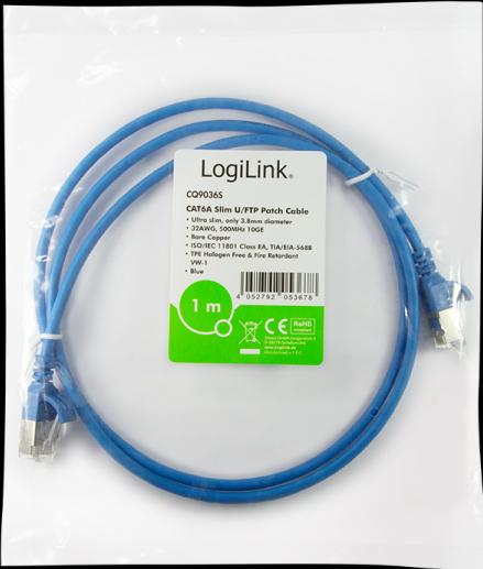 Productafbeelding LogiLink Netwerkkabel (STP, CAT6a, 2 m)