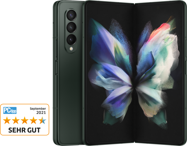 Actual product image Samsung Galaxy Z Fold3 5G (512 GB, Phantom Green, 7.60", SIM + eSIM, 12 Mpx, 5G)
